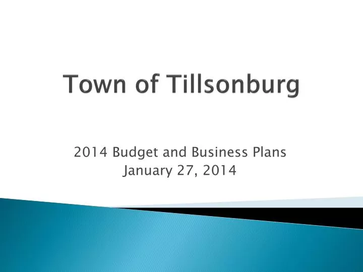 town of tillsonburg