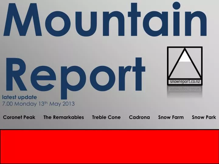 mountain report