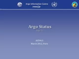Argo Status Argo TC