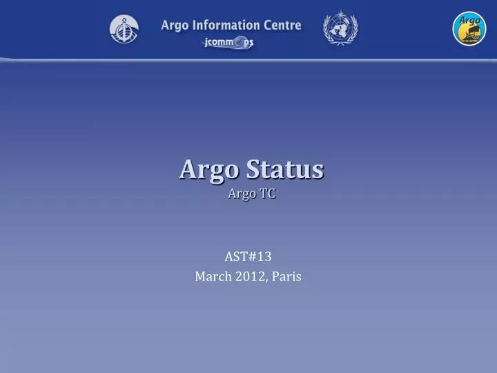 argo status argo tc