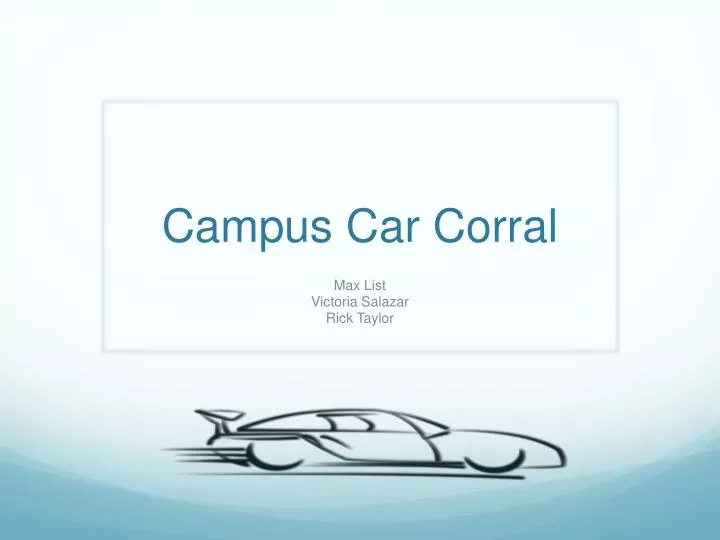 campus car corral