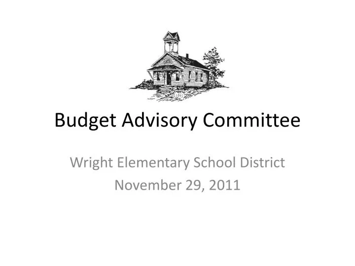 budget advisory committee
