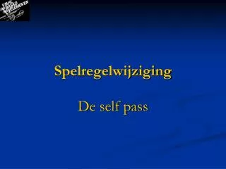 spelregelwijziging
