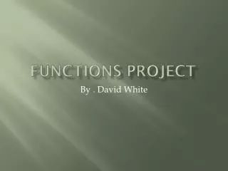 Functions project