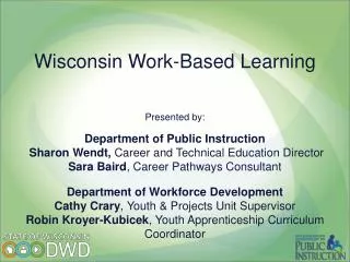 Wisconsin Work-Based Learning
