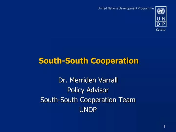 south south cooperation