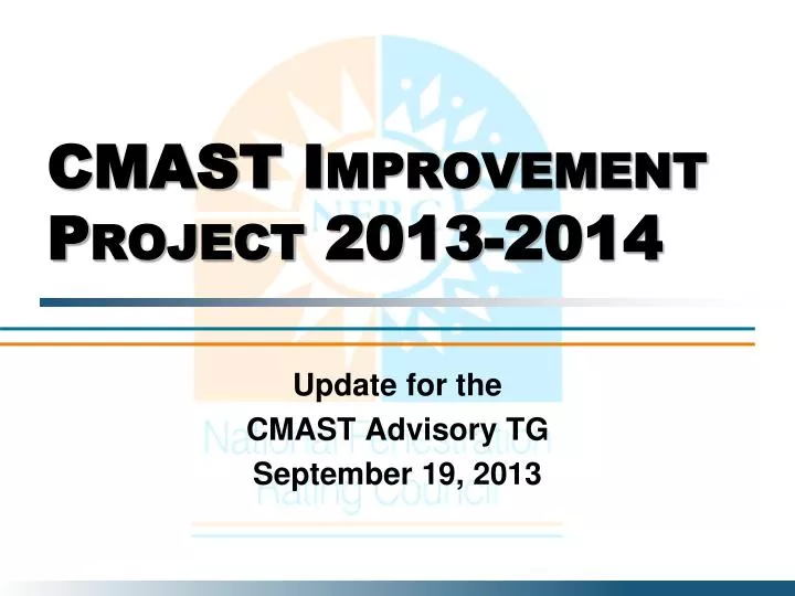cmast improvement project 2013 2014