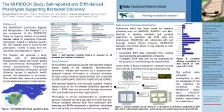 The MURDOCK Study: Self-reported and EHR-derived Phenotypes Supporting Biomarker Discovery