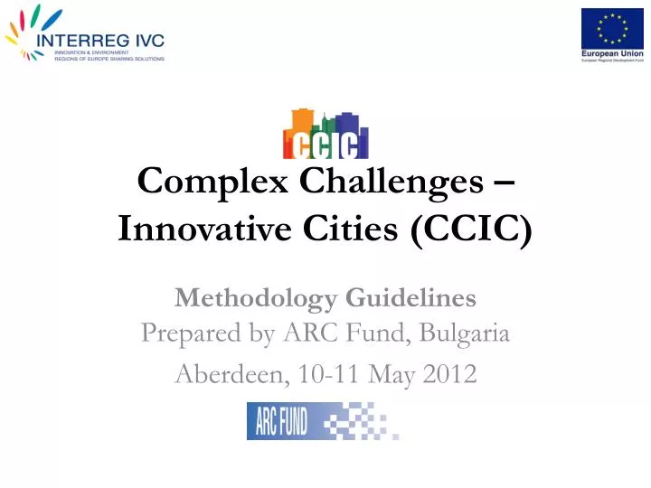 complex challenges innovative cities ccic