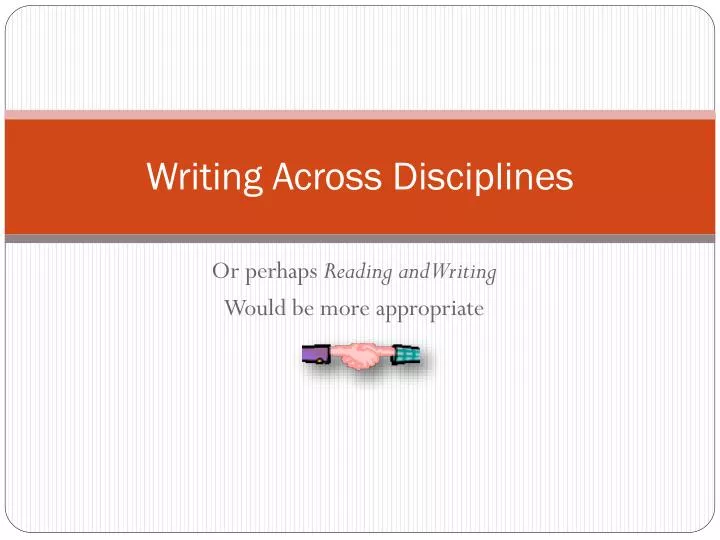 writing across disciplines