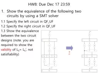 HW8: Due Dec 17 23:59