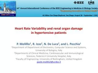 Heart Rate Variability and renal organ damage in hypertensive patients