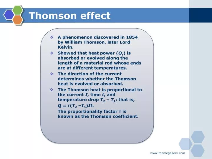 thomson effect