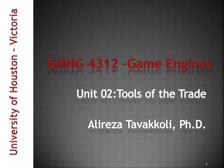 gmng 4312 game engines