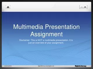 Multimedia Presentation Assignment