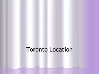 toronto location
