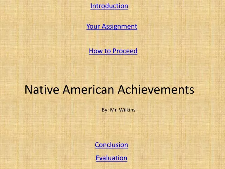 native american achievements