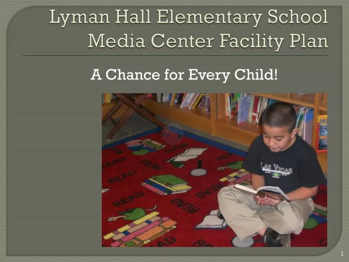 lyman hall elementary school media center facility plan