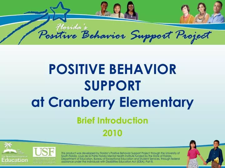 positive behavior support at cranberry elementary