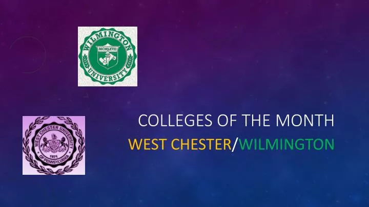 colleges of the month