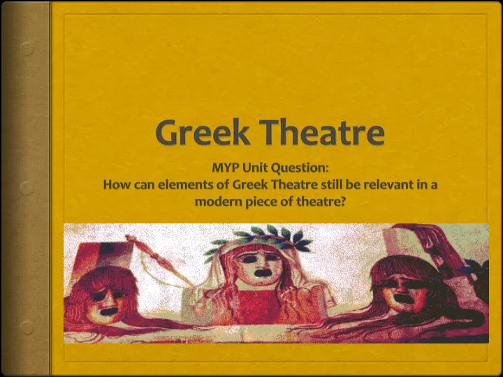 greek theatre