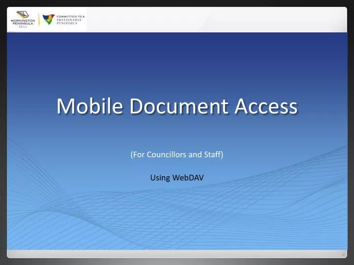 mobile document access