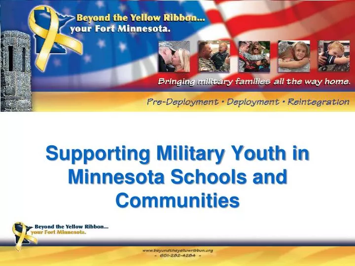 supporting military youth in minnesota schools and communities