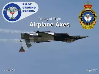 Theory of Flight Airplane Axes
