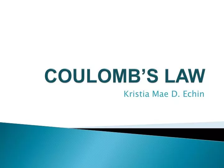 coulomb s law