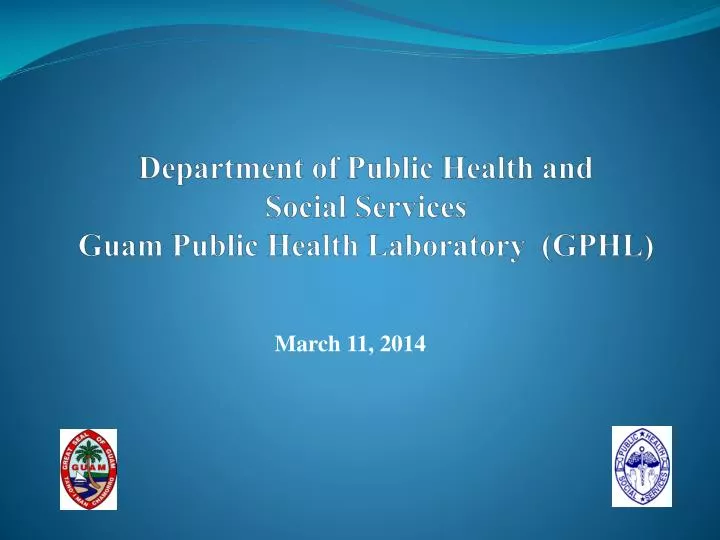department of public health and social services guam public health laboratory gphl