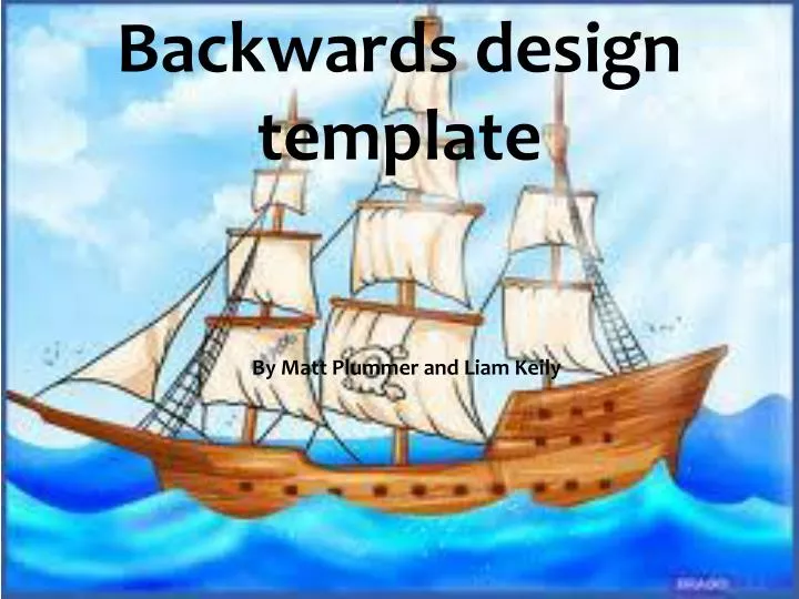 backwards design template