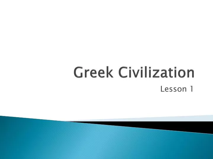 greek civilization