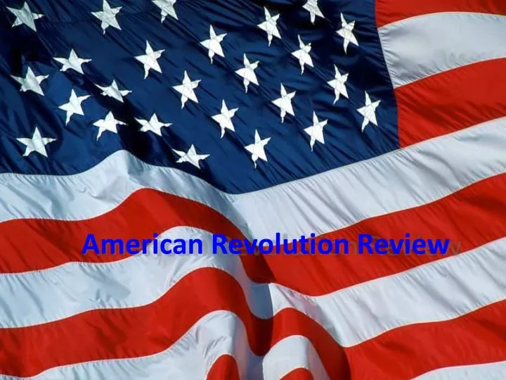 american revolution review