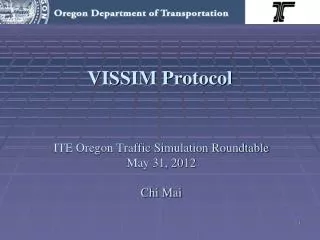 VISSIM Protocol