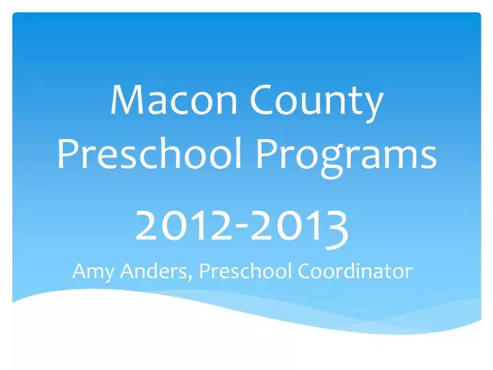 macon county preschool programs