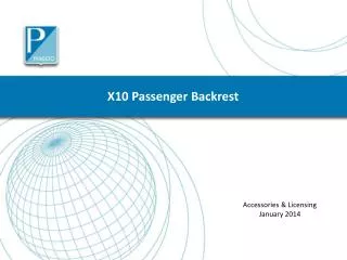 X10 Passenger Backrest