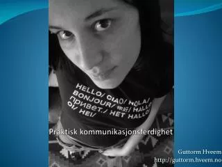 praktisk kommunikasjonsferdighet