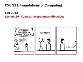 cse 311 foundations of computing