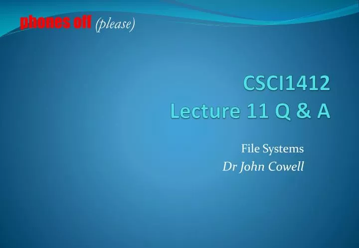 csci1412 lecture 11 q a