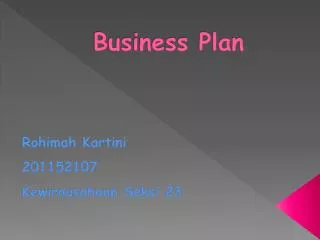 business plan