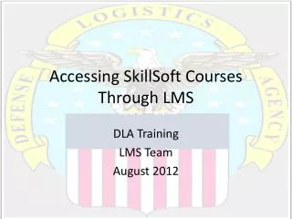 Accessing SkillSoft Courses Through LMS