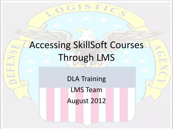 accessing skillsoft courses through lms
