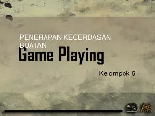 game playing