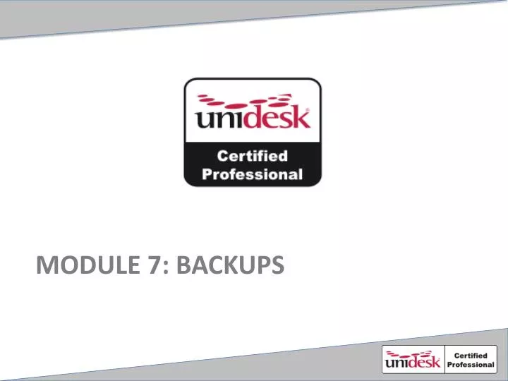 module 7 backups