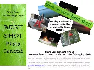 Birch Cove Community League BEST SHOT Photo Contest