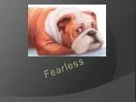 Fearless - slide 1