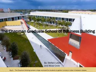The Chapman Graduate School of Business Building