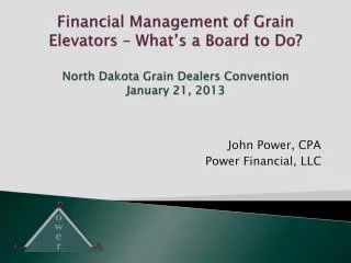 John Power, CPA Power Financial, LLC