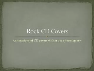 Rock CD Covers
