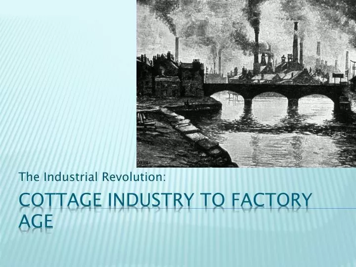 the industrial revolution